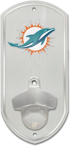 Fanmats 45226 NFL - Cleveland Browns Wall Bottle Bother | كروم | 8.5 "× 4" x 1.25 | شعار براونس خوذة أولي in Kuwait