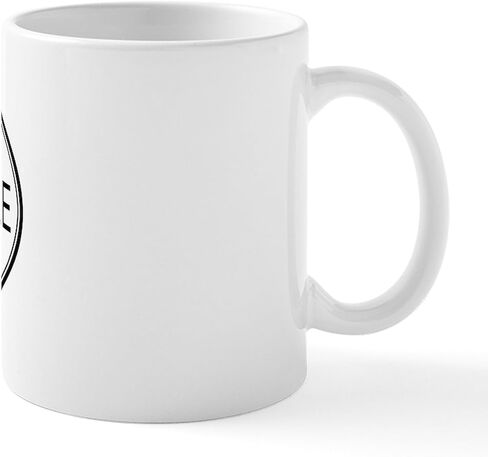 Cafepress أنا أحب Decaf Mug 11 أوقية (325 مل) القدح القهوة السيراميك in Kuwait