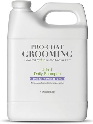 Pro-Coat Grooming Brilliant White Coat Shampoo (Oatmeal, Milk, & Honey) 1 Gallon in Saudi Arabia