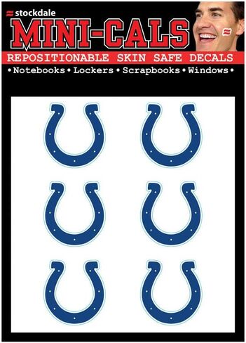 Wincraft NFL Indianapolis Colts تواجه الوشم ، ألوان الفريق ، مقاس واحد in Kuwait