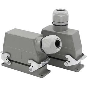 HDC-HEE-046-1/2 موصل مستطيل الثقيل 46 Core Industrial Industrial Cold Cold Socket 500V 16A (الخط الجانبي) in Kuwait