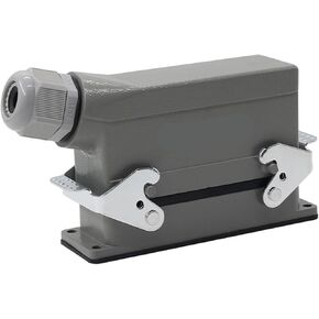 Rectangular Heavy Duty Connector HDC-HE-24 Aviation Industry Waterproof Socket Machine Tool 24 Pins Core Connector 500V 16A(Side Connection) in Saudi Arabia