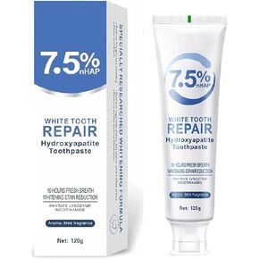 Hydroxyapatite Toothpaste for Enamel Protection and Tooth Strengthening,Hidroxiapatita Toothpaste,Gentle Mint,Fresh Breath,Daily Use for Oral Health,4.23 OZ in Saudi Arabia