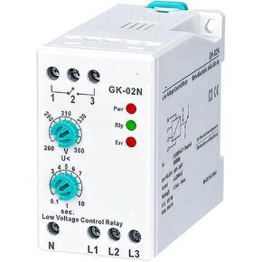 GK-02N Phase Failure Low Voltage Analogue Adjustable Protection Relay (3 * 380V with Neutral Wire) 1Pcs in Saudi Arabia