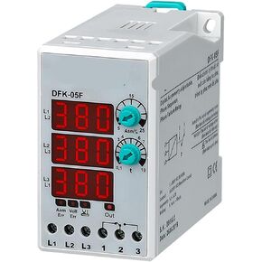 DFK-05F Digital Three Phase Asymmetry Adjustable Phase Sequence, Phase Failure Relay 3 * 380V 1Pcs in Saudi Arabia