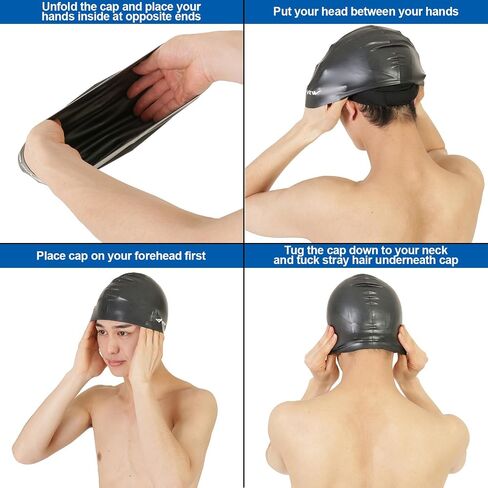 عرض غطاء السباحة V-61A Cilicone Swim Cap in Saudi Arabia