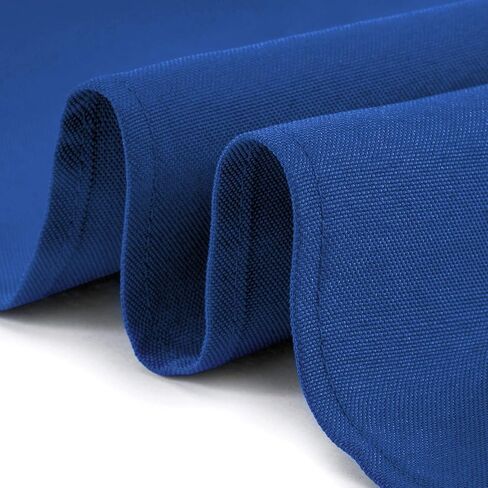 Lann's Binens - 10 premium 70 "مقاطع مستديرة لحفل زفاف/مأدبة/مطعم - قطعة قماش طاولة من البوليستر - اللون الأزرق الملكي in Kuwait