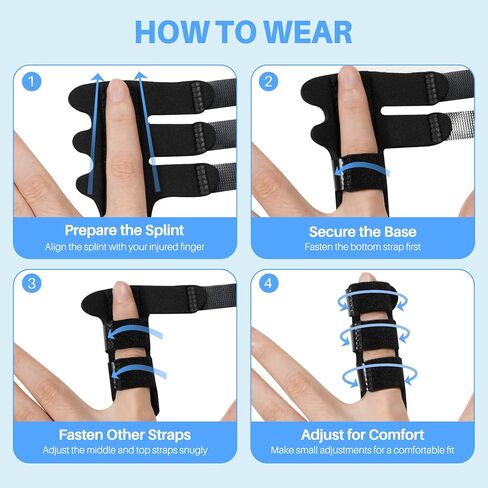 جبيرة الإصبع ، قوس إصبع 2pcs للمؤشر ، والأصابع الوسطى ، والأصابع الدائرية التي تقويف التهاب المفاصل in Kuwait