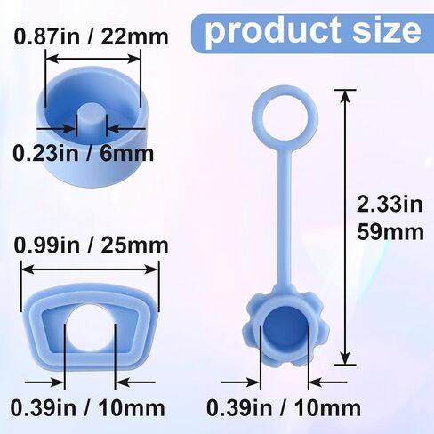 مجموعتان من سدادات التسرب لـ 40oz stanley quencher H2.0 ، غطاء غطاء القش الأرجواني الأرجواني 10 ملم ، غطاء مقابس تسرب مربعة وقابس مستدير للغطاء ، ملحقات الشرب in Saudi Arabia