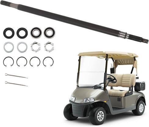620337 Golf Cart Driver Side Rear Axle Shaft with Bearing Seal Kit Compatible with RXV Electric 2008-UP Replace 614208 in Saudi Arabia