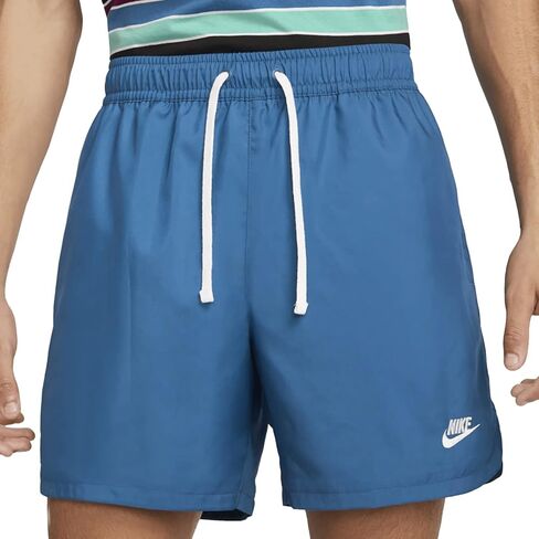 Nike Sportswear Sport Essentials Men's Woven Lined Flow Shorts, Black/White, XX-Large in Saudi Arabia