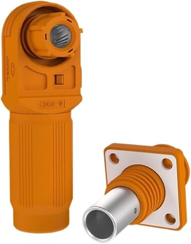 8mm 200A Single core Energy Storage Connector Crimped high Current Industrial and Commercial Energy Storage Cabinet Connector Waterproof Version(200AOrange Crimped Plug Socket) in Saudi Arabia