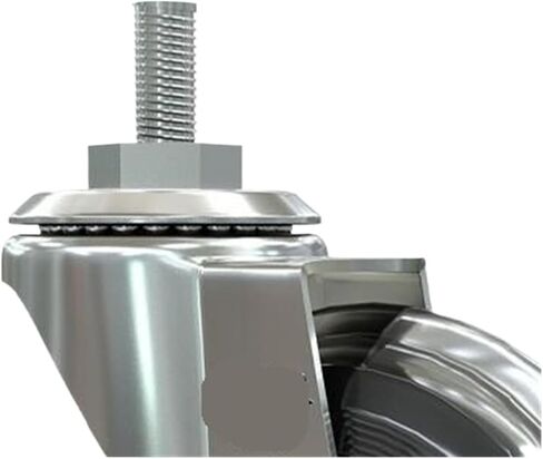 5 Pieces/Batch 3-inch electrophoresis/Galvanized M10/11 * 22mm/Insert Rod/Screw M8 PU Wheel/Office Chair Wheel/Polyurethane Caster(Galvanized-M8) in Saudi Arabia