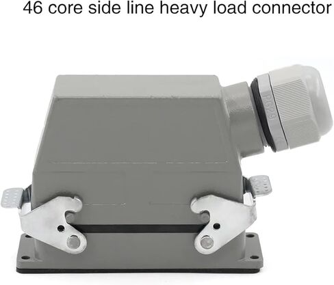 HDC-HEE-046-1/2 موصل مستطيل الثقيل 46 Core Industrial Industrial Cold Cold Socket 500V 16A (الخط الجانبي) in Kuwait
