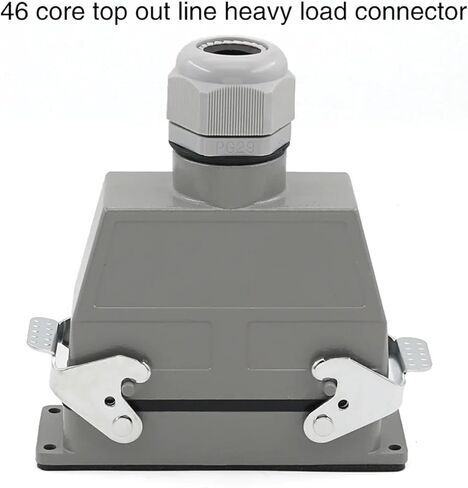HDC-HEE-046-1/2 موصل مستطيل الثقيل 46 Core Industrial Industrial Cold Cold Socket 500V 16A (الخط الجانبي) in Kuwait