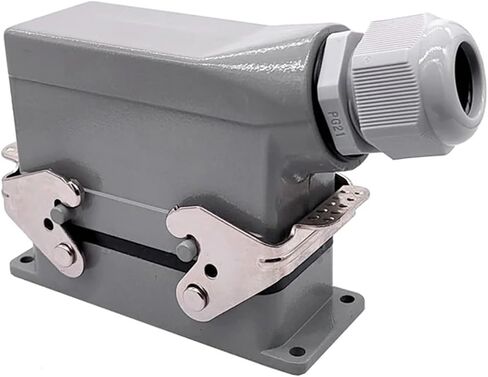 Heavy Duty Connectors HDC-HE-024-1/2/3/4 F/M 24pin Industrial Rectangular Aviation Connector Plug 16A 500V Screw Connection(Hdc-he-024-4) in Saudi Arabia