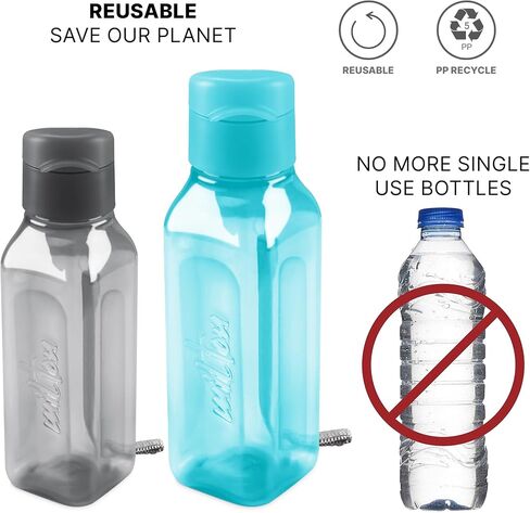 Milton 4 Pack 6 و 12 Oz Kids Bottle for School Leak Free Flip Flip- زجاجة مياه رياضية صغيرة محمولة للبالغين يحملون حزب الحفلات لصالح جوائز الأطفال. in Saudi Arabia