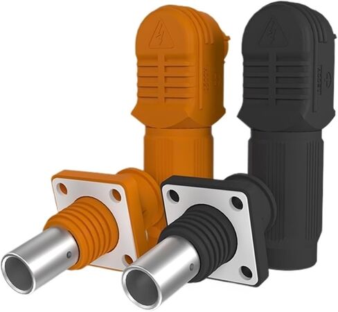 8mm 200A Single core Energy Connector Crimped high Current Industrial and Commercial Energy Cabinet Connector Waterproof Version(200ABlack Crimped Socket) in Saudi Arabia
