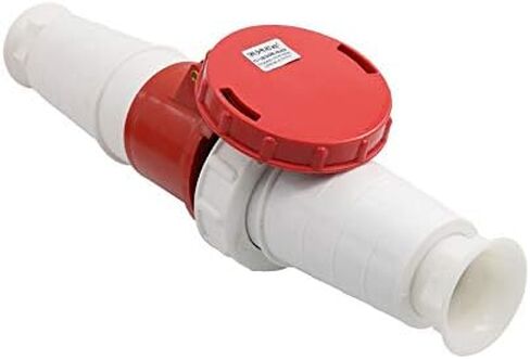 Waterproof Industrial Plug Socket 3 core 4 core 5 core Hole 125A Connector Aviation Socket(5 Core Red) in Saudi Arabia