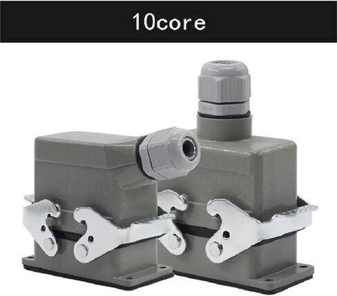 Rectangular Heavy Duty Connector HDC-HE-10 Aviation Industry Waterproof Sand Proof Socket Electric Connector 500V 16A(Side Connection) in Saudi Arabia