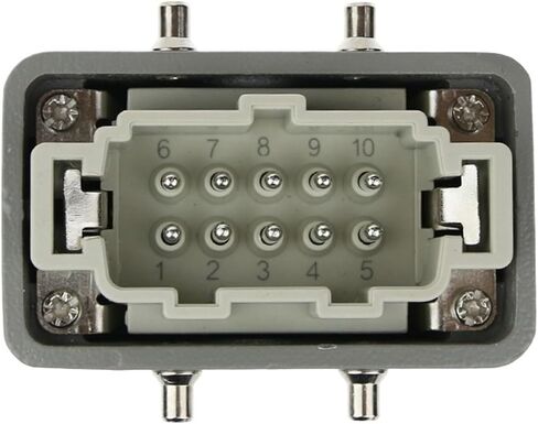 Rectangular Heavy Duty Connector HDC-HE-10 Aviation Industry Waterproof Sand Proof Socket Electric Connector 500V 16A(Side Connection) in Saudi Arabia