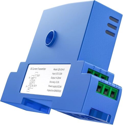 QD-14 Hall Current Sesnor Tranducer 0-10A 0-50A 0-100A 0-150A Current Transmitter 4-20mA 0-10V RS485 Current Sensor Converter(Input AC 0-150A) in Kuwait