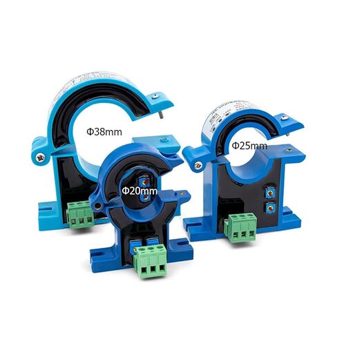 القاعة الحالية المرسل AC0-10A-500A المحول الحالي 4-20MA 0-20MA 0-5V 10V إخراج تيار مثالي المفتوح (AC0-300A_HOLE 20MM_12VDC) in Kuwait