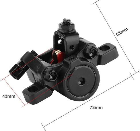 الفرجار الفرامل قرص فوكتي لـ KQI2 KQI2 PRO KQI3 KQI3 Pro KQI3 Electric Scooter ، سبيكة ألومنيوم عالمية تشمل منصات الفرامل أجزاء الدراجات البخارية الكهربائية ، سهلة in Kuwait