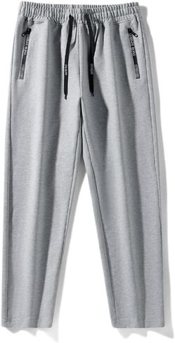 Spring Special Mens Sweatpant للرجال مع جيب سحاب طباعة الحرف وحجم الرباط XS-3XL in Saudi Arabia
