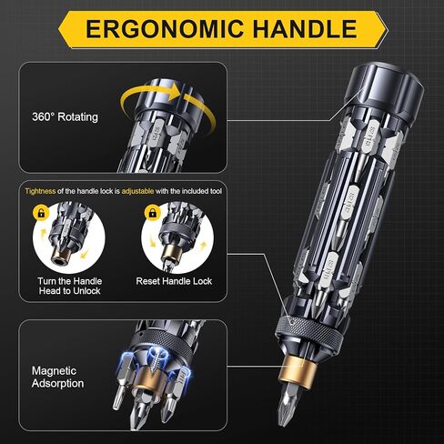 jorest 19 في 1 screcldriver multibit set tool edc multi screwdriver tool All in One ، Hids Higs Ideas for Men dad ، سائق المسمار المغناطيسي مع Torx Phillips Hex ، مجموعة إصلاح الجيب للدراجة والأثاث in Kuwait
