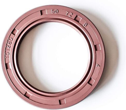 EAI 50mm x 72mm x 8mm (2 PCS) FPM/FKM TC Double Lip w/Stainless Steel Spring Oil Seal. Comp. /w Viton Shaft Seal in Saudi Arabia