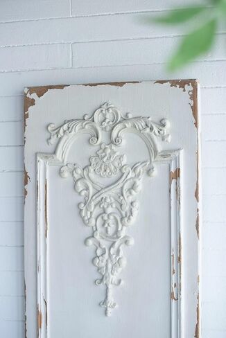 مجموعة أنيقة من 3 لوحات فنية بيضاء كبيرة لتحويل المساحات ، تصميم Boiserie عتيق ، لغرفة المعيشة ، المكتب ، أو غرفة النوم ، 21 "× 71" in Kuwait