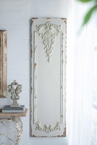 مجموعة أنيقة من 3 لوحات فنية بيضاء كبيرة لتحويل المساحات ، تصميم Boiserie عتيق ، لغرفة المعيشة ، المكتب ، أو غرفة النوم ، 21 "× 71" in Kuwait