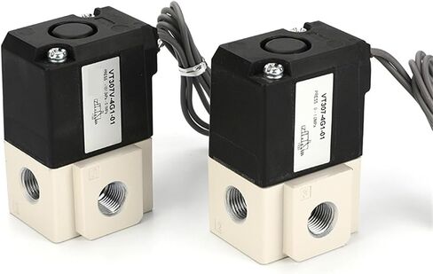 3/2 Way Pneumatic Vacuum Solenoid Valve Pilot-Operated Frequency Direct-acting 2 Position 3 Way 220V 24V 12V VT307V(With 8mm fitting) in Saudi Arabia