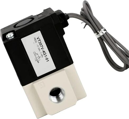 3/2 Way Pneumatic Vacuum Solenoid Valve Pilot-Operated Frequency Direct-acting 2 Position 3 Way 220V 24V 12V VT307V(With 8mm fitting) in Saudi Arabia