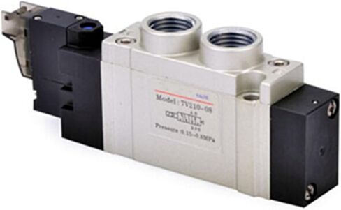 Solenoid Valve 7V Series 7V0510 7V110 7V210 220V 110V 24V 12V (5/2،5/3 Way) THREENT TYPERIAL (7V130P-06 ، AC110V (2M)) in Saudi Arabia