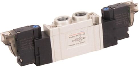 Solenoid Valve 7V Series 7V0510 7V110 7V210 220V 110V 24V 12V (5/2،5/3 Way) THREENT TYPERIAL (7V130P-06 ، AC110V (2M)) in Saudi Arabia