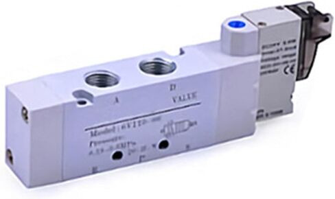 Solenoid Valve 6V Series 6V0510 6V110 6V210 220V 110V 24V 12V (5/2,5/3 way) Thread Type Terminal(6V110-06,DC12V (0.5m)) in Saudi Arabia