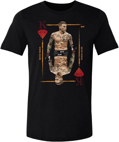 500 مستوى قميص داستن بويير UFC - Dustin Poirier King of Diamond WHT in Saudi Arabia