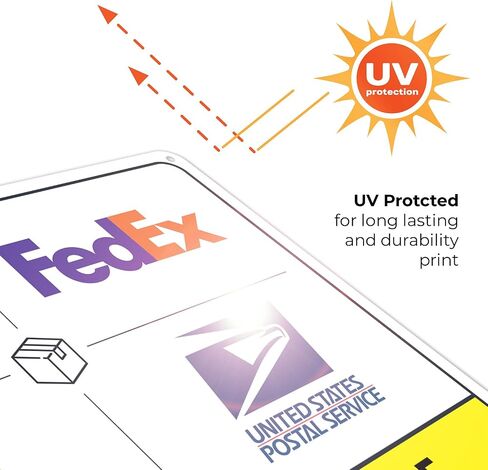 تسليم الحزمة علامة مخصصة ، 10x14 بوصة ، صدأ خالية in Kuwait