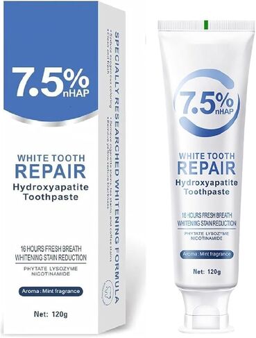 Hydroxyapatite Toothpaste for Enamel Protection and Tooth Strengthening,Hidroxiapatita Toothpaste,Gentle Mint,Fresh Breath,Daily Use for Oral Health,4.23 OZ in Saudi Arabia
