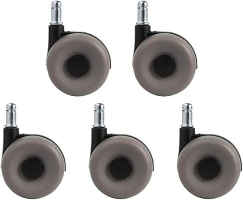 (5 عبوة) ملحقات عجلة الكرسي للكمبيوتر Pulley Hub Rubber Universal Rubber (رمادي) in Kuwait