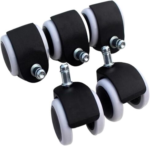 (5 Pack) Universal Swivel Chair Wheel Caster Office Roller Computer Accessories Pulley(Circlip) in Saudi Arabia