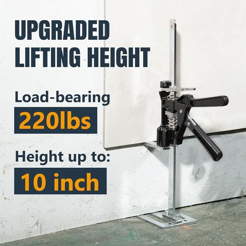 Powertec 71912 لتوفير العمالة Arm Jack 2 Pack - 220 رطلاً رافعة الأثاث الشاق ، 10 بوصة قابلة للتعديل ، للخزانات والأبواب والأجهزة والتركيب وتحسين المنزل in Saudi Arabia