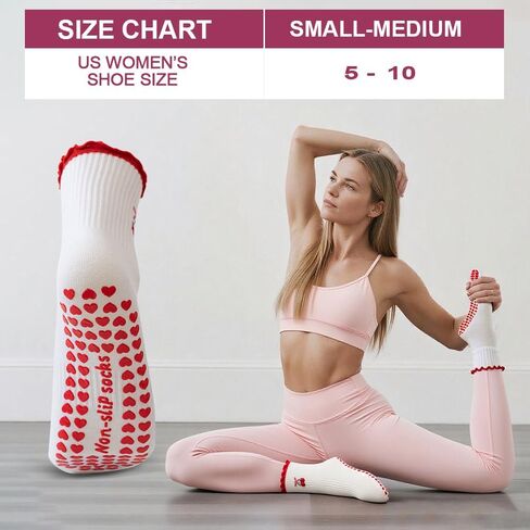 Cute Pilates with Grips Socks for Women Ruffle Frilly Yoga Socks Non Slip Crew Grippy Sock for Barre Hospital Dance in Saudi Arabia