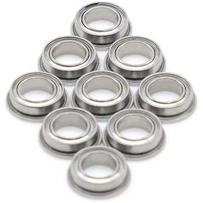 10Pcs MF85ZZ 5x8x2.5 mm ABEC-7 Miniature Flange Bearing Deep Groove Ball Bearing MF85Z MF85 in Saudi Arabia
