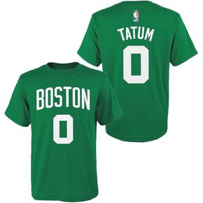 Outerstuff Jayson Tatum Boston Celtics Youth Green Name and Number Player T-Shirt in Kuwait
