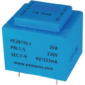 PE2815S-I Power 2VA 230V / 6V/7.5V/9V/12V/15V/18V/24V Expory Resign Encapsulated Safety Isolating Transformer(2VA 230V 9V) in Saudi Arabia