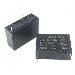 JZC-43F-012-HS555 JZC43F012HS555 DC12V 12VDC 12V 3A Relay 4PIN 5Pcs in Saudi Arabia