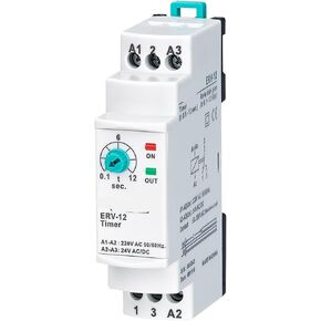 ERV-12 على التتابع وقت التأخير القابل للتعديل (0.1-12 ثانية.) 1PCS (110VAC 24VDC) in Kuwait